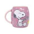 Taza Peanuts lila 400ml - Snoopy