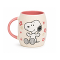 Taza Peanuts flores 400ml - Snoopy